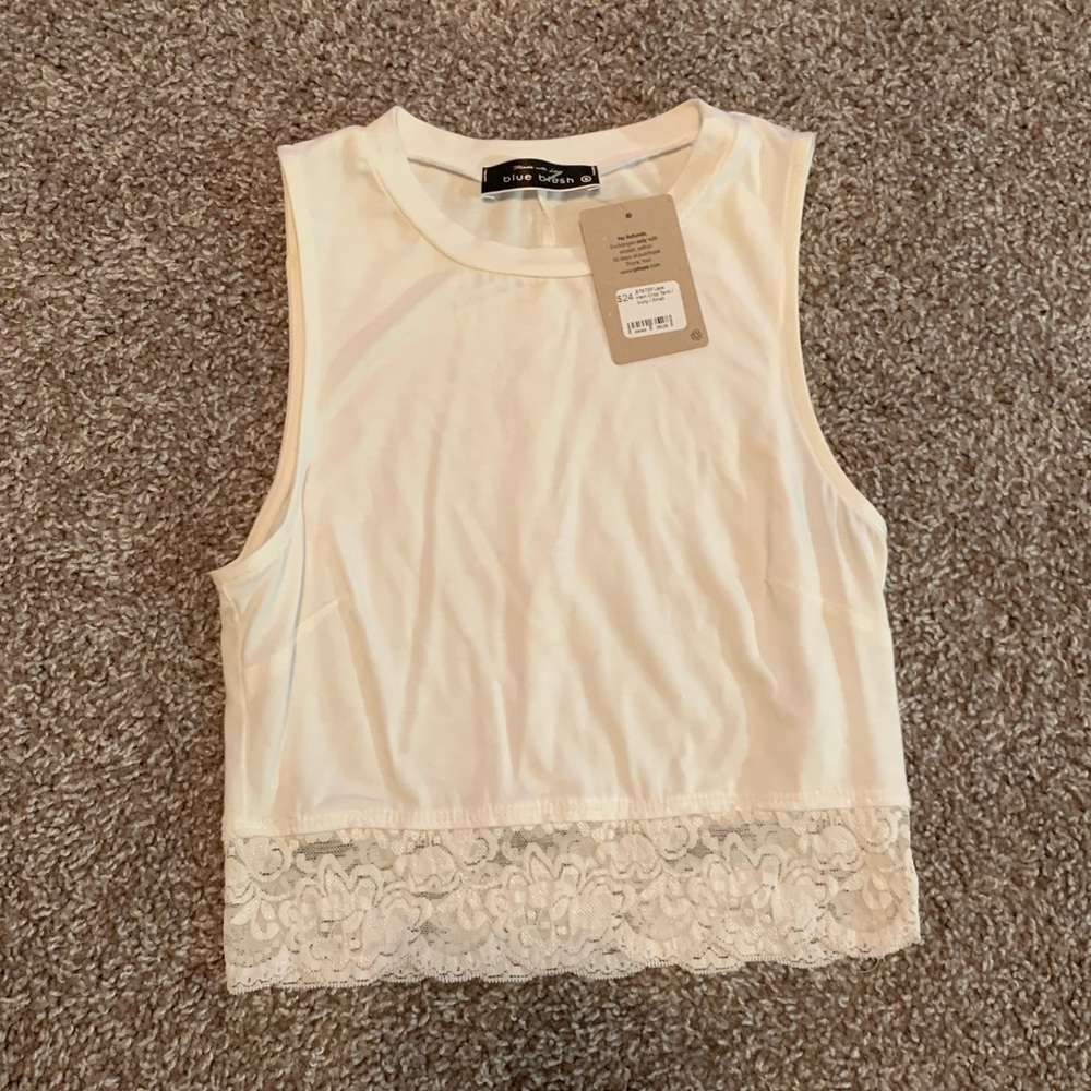 Pitaya Lace Crop Top